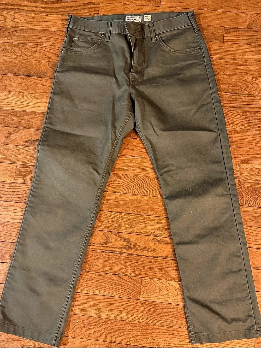 Patagonia Iron Clad Pants Men's Green Chinos Waist 32